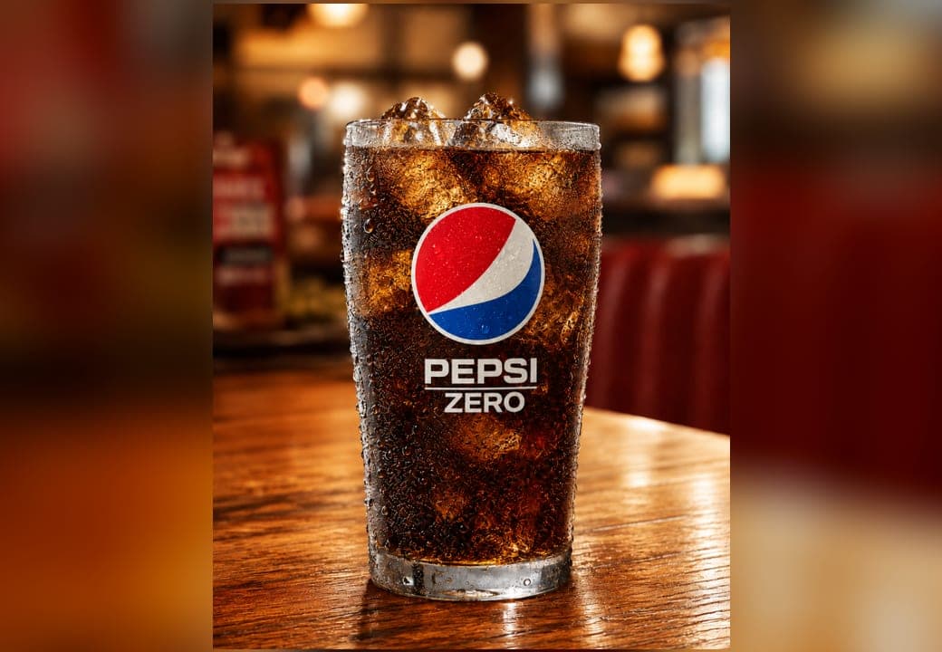 Pepsi Zero soft drink.
