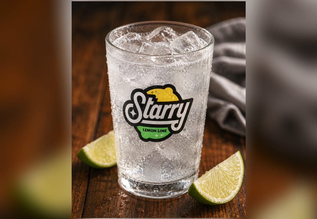 Starry lemon-lime flavored soft drink.